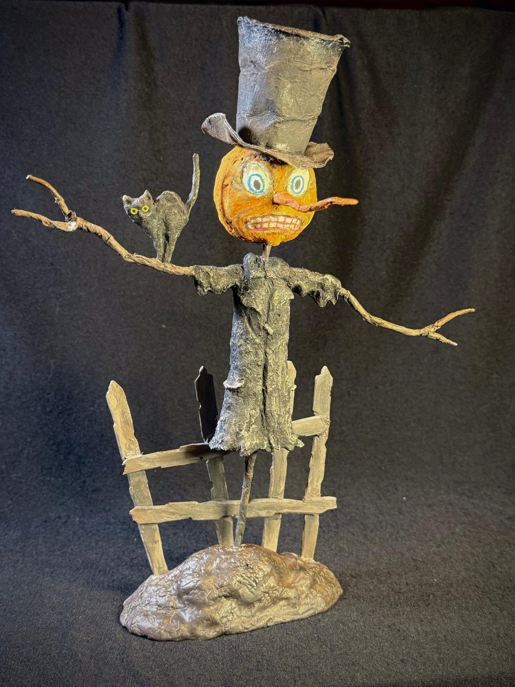 Sold-Scarecrow with Cat